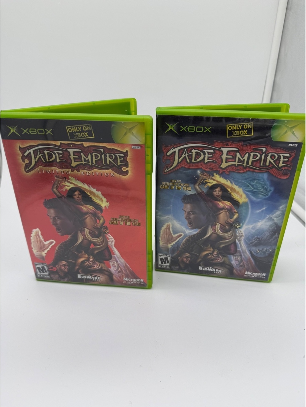 Jade Empire Xbox Video Game Lot - Standard & Limited Edition CIB 2-Game Bundle